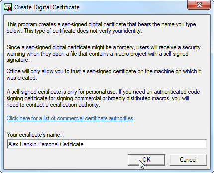 Turn Off ‘Enable Macros’ Warning for your Trusted Macros