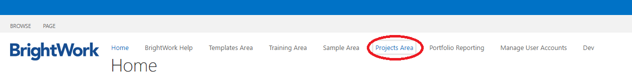 Project Area