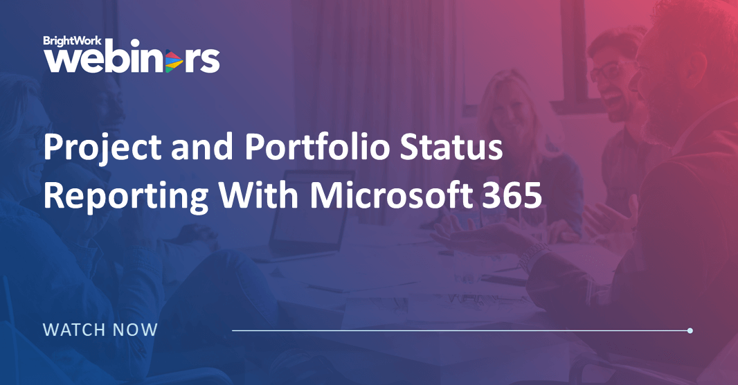 Project and Portfolio Status Reporting With Microsoft 365