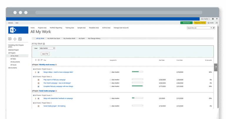 Manage Small Projects with the Projects and Work Tracker Template