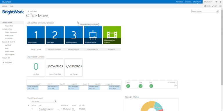 SharePoint Project Tracking: Guide and Best Practices (+ Free Template)