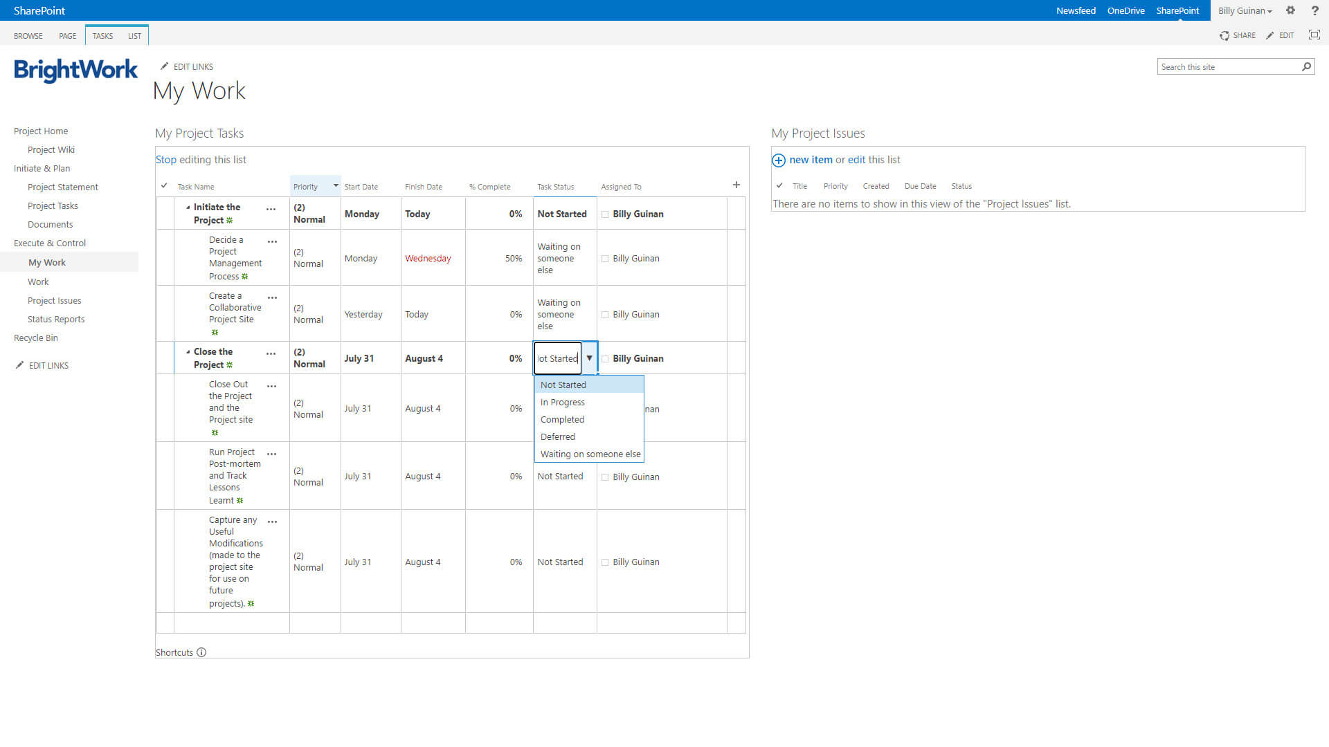 How to Use SharePoint for Project Management