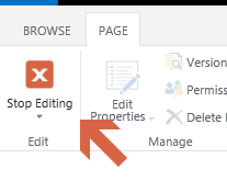23. Click on Stop Editting