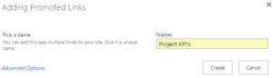 4. Promoted Link Name