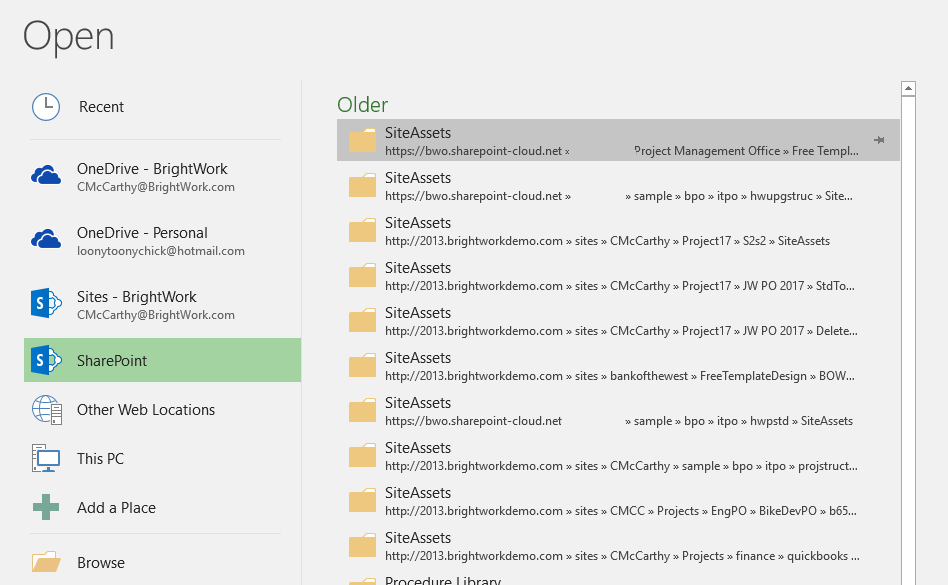 7. Site Assets