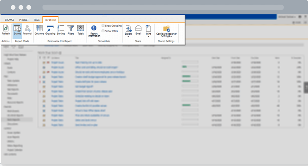 BrightWork Reporter Schedule an Email