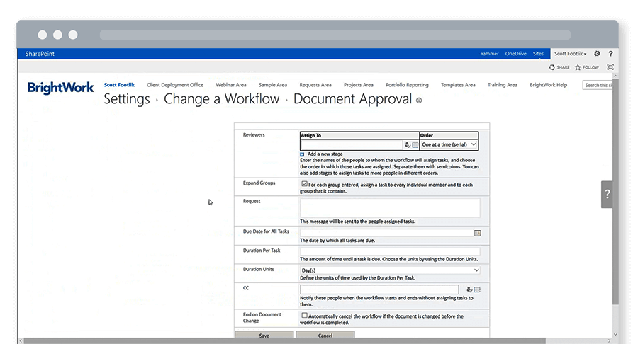 SharePoint Document Approval Workflow 