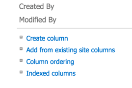 Column Ordering