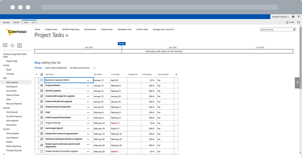 SharePoint Task Management