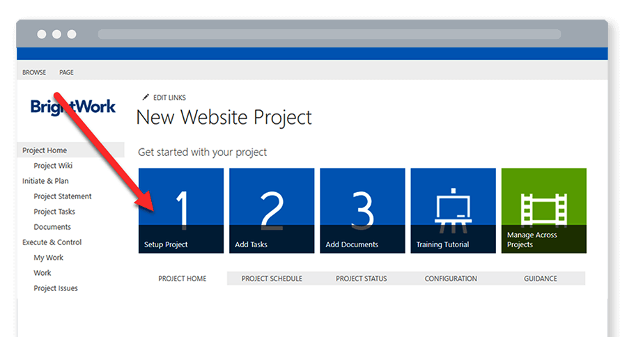 Free SharePoint Project Management Template Add project statement