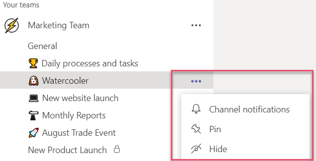 Microsoft Teams Channel Notifications