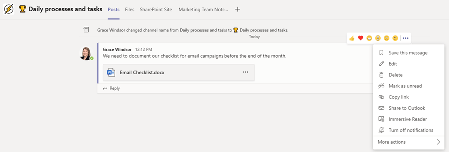 Microsoft Teams Files Post