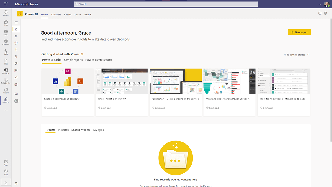 Microsoft Teams Apps Microsoft Power BI