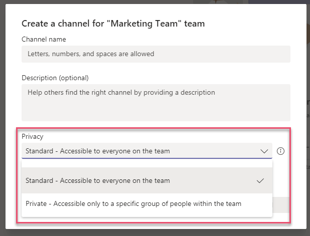 project management on microsoft teams Microsoft Teams Private Public Channels