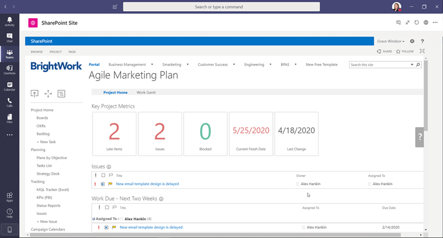 Microsoft Teams SharePoint site