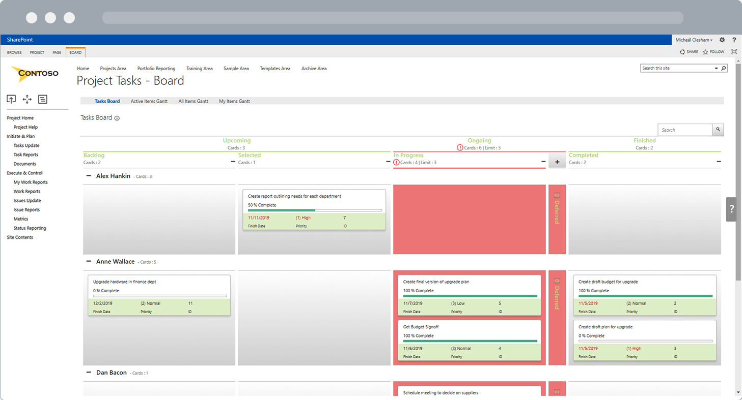 Configuring Agile Boards in BrightWork