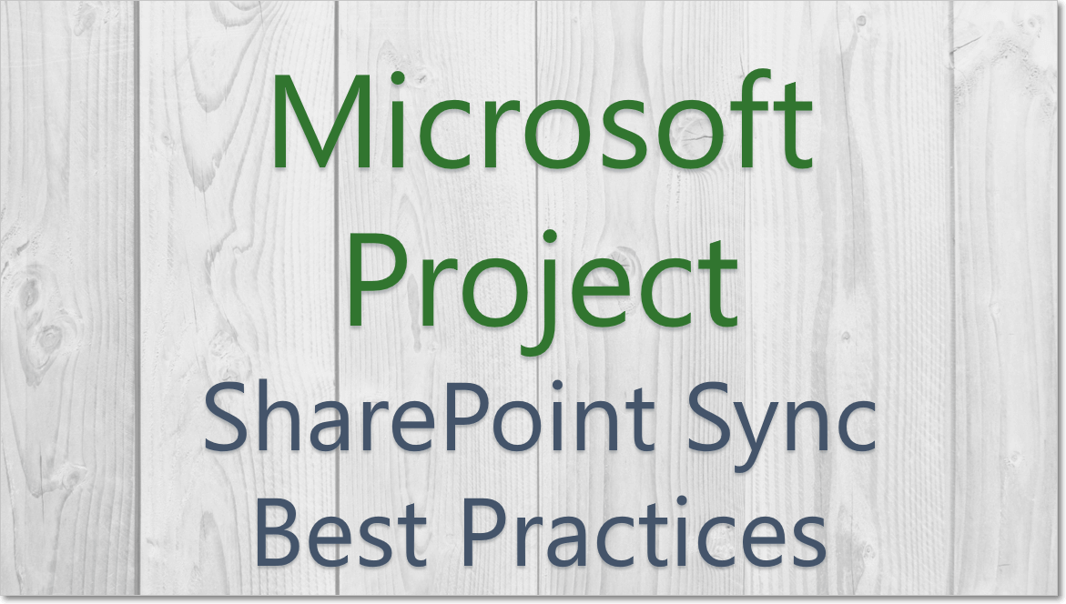Setting up your Project Schedule with Microsoft Project Sync