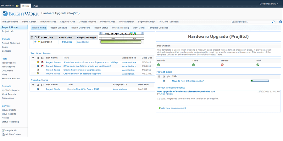 sharepoint website examples