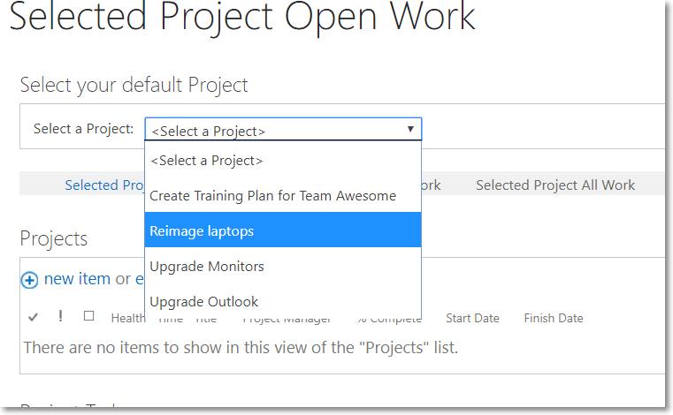 Selected Project