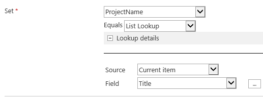 Nintex Set Variable Form