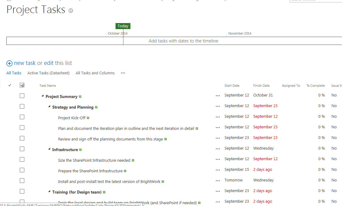 Sync Task List Result Schedule