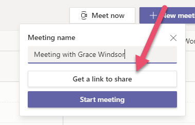 Microsoft Teams Meeting Link 