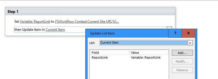 SharePoint Report Hyperlink
