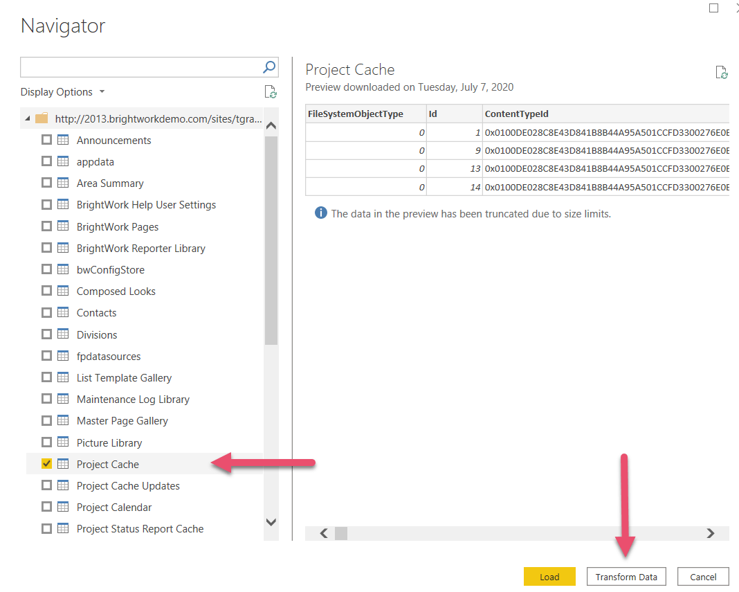 Power BI Connect to SharePoint