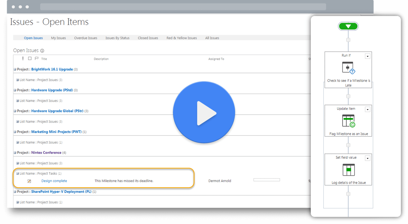 Automated Exception Reporting