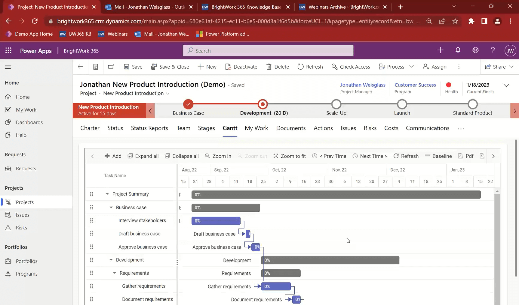 how to write a project outcome report