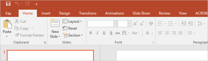 PowerPoint Ribbon