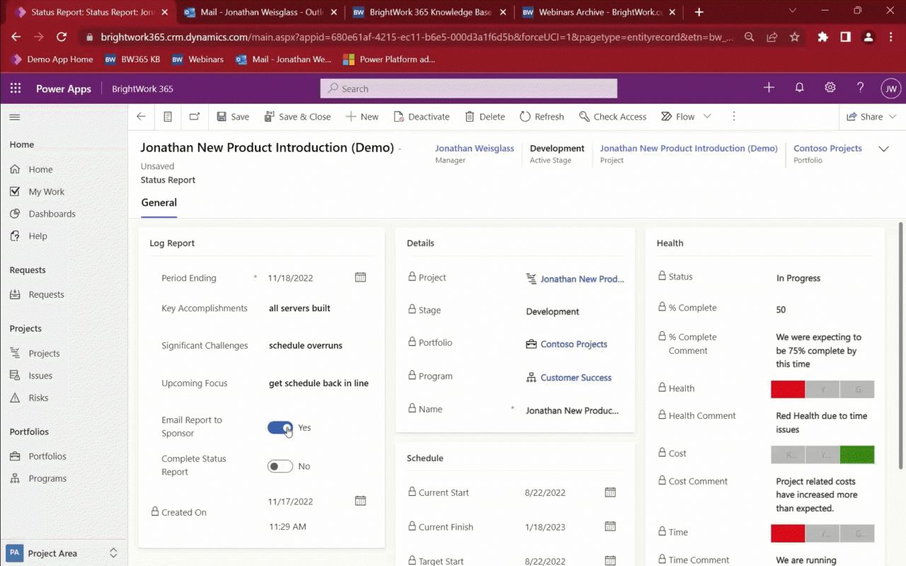 Project Status Report Templates for Microsoft 365 Guide and Examples